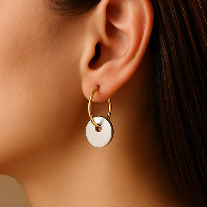 Handmade Elegant Hoop Earrings