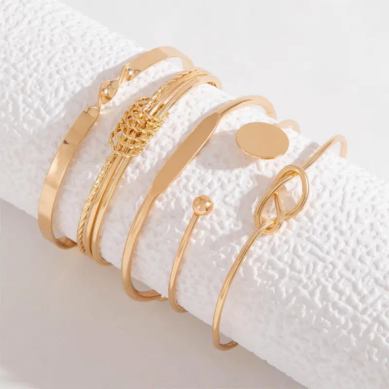 Knotted™ | Gold Elegance Bracelet Set