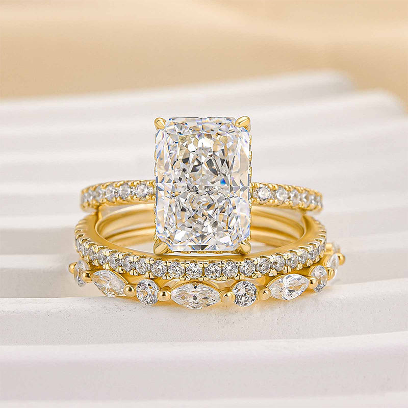 Jaily™ | Gold 3PC Wedding Ring Set