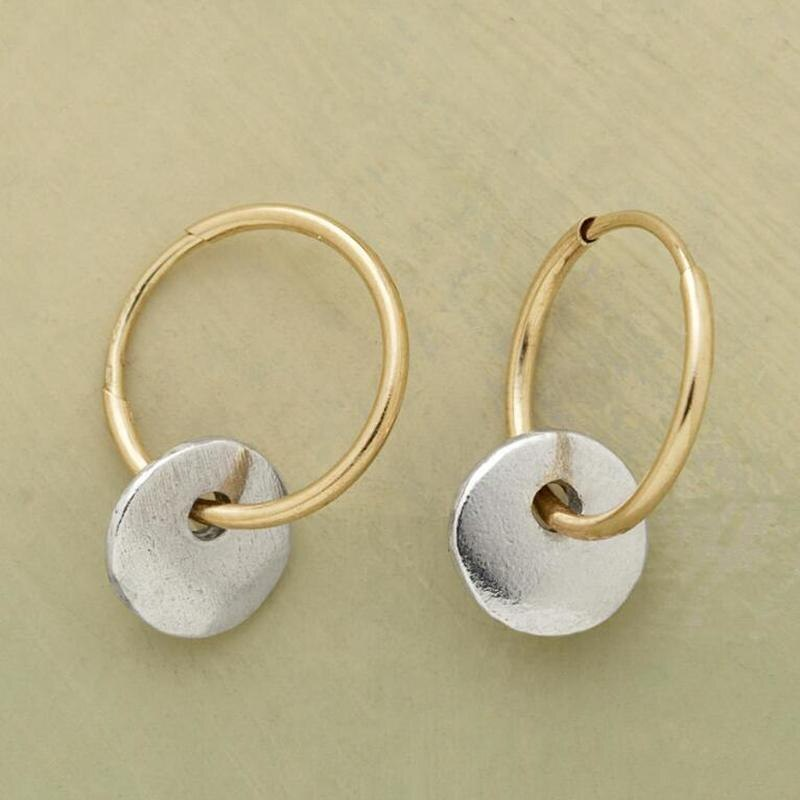 Gilded™ | Women's Gold-Plated Hoops & Silver Earrings