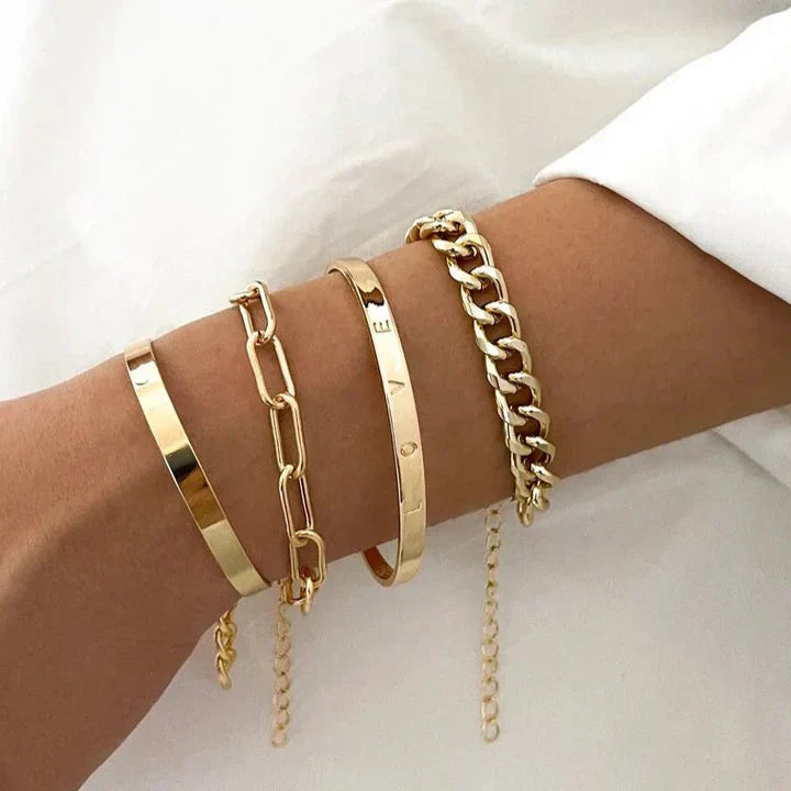 Elan™ | Gold Bracelet Set